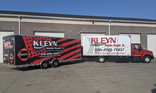 Kleyn Mobile Repair Firetruck Pump Test Trailer